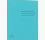 Exacompta A4 bylų aplankas Turquoise Colorspan kartonas 355g lankstus segtuvas