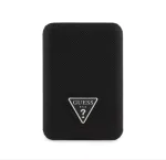 Guess Grained Triangle Wireless Power Bank 5000mAh 15W USB-C MagSafe Black