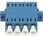SYNERGY21 LC-LC Quad Singlemode OS2 &scaron;viesolaidinis movos adapteris mėlynas PVC