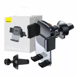 Baseus Easy Control Clamp automobilinis laikiklis su grotelėmis (juodas)