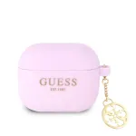 Guess Apple AirPods 3 Charms Silicone Case Purple