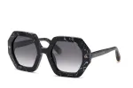 PHILIPP PLEIN moteri&scaron;ki akiniai nuo saulės SPP039M530869 &ndash; juodas rėmelis, pilki lę&scaron;iai, 53 mm