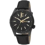 Just Cavalli vyrų laikrodis JC1G217L0045 42 mm juodas ciferblatas, odinė apyrankė