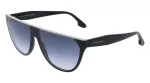 Victoria Beckham VB682S moteri&scaron;ki akiniai nuo saulės, juodas acetatas, pilki lę&scaron;iai, 61 mm