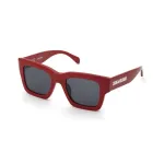 ZADIG & VOLTAIRE moteri&scaron;ki akiniai nuo saulės SZV421-5006XX (50/21/140 mm) juodas acetatinis rėmas pilki polikarbonatiniai lę&scaron;iai UV400