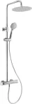 DEANTE Arnika Rain Shower with Shower Faucet, Matte Black, 250mm Rain Head, Wall-Mounted