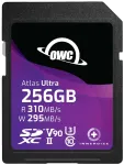OWC Atlas Ultra 256GB SDXC UHS-II V90 atminties kortelė - 300 MB/s skaitymas, 250 MB/s ra&scaron;ymas