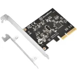 SilverStone SST-ECU07 žemo profilio PCIe 3.0 x4 USB 3.2 Gen 2x2 USB valdiklis su vidiniu USB-C