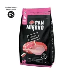 Sausas &scaron;uniukų ėdalas Pan Miesko Ver&scaron;iena su Putpele XS 9 kg &mdash; Junior Small Breed, 30% Baltymų, 20% Riebalų