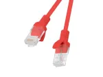 Lanberg PCU5-20CC-0050-R Cat5e U/UTP LAN kabelis, 0,5 m, raudonas, 10 vnt.