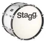 Stagg MABD-2012 žygiuojamasis bosinis būgnas 20 colių x 12 colių baltas