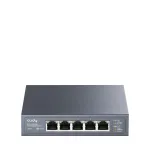Nevaldomas tinklo jungiklis Cudy HS105 &mdash; 5 prievadai, 100/1000/2500 Mbps
