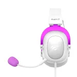 HAVIT H2002d žaidimų ausinės, baltos/violetinės