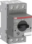 ABB MS132-0.16 Rankinis variklio apsaugos jungiklis, 0,10&ndash;0,16 A, 3 polių, &scaron;iluminis-magnetinis, 100 kA, varžtiniai gnybtai