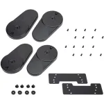 SilverStone RAC-CF4-440 4 kanalų ventiliatorių valdiklis, 5,25 colio lizdui, 30W kanalui, juodas