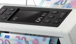 Banknotų skaičiavimo ma&scaron;ina Safescan 2210 G2 balta LCD ekranas AC 220-240V