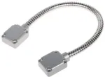 DELTA ATLO-KP-11X400 metalinė kabelių apsauginė įvorė, nerūdijantis plienas, sidabrinė