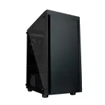 Zalman T3 PLUS mATX Mini bok&scaron;to kompiuterio korpusas, juodas, akrilo langas, 2 ventiliatoriai