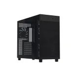 ASUS PRIME AP303 TG 90DC00V0-B39010 Midi Tower PC korpusas, ATX/Micro-ATX/Mini-ITX, grūdintas stiklas, 2x USB 3.2, be maitinimo &scaron;altinio, juodas