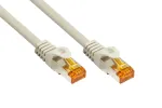 Kabelmeister Cat.7 S/FTP tinklo kabelis RJ45, TPE be halogenų, pilkas, 0,15 m