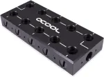 Alphacool ES Distro Plate Parallel C5 (13024), 22x G1/4, juoda