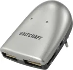 VOLTCRAFT VC-15228900 Li-Ion mygtukinių elementų įkroviklis, 2 lizdų, 3/3,6 V, apsauga nuo perkrovimo
