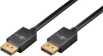 Wentronic Goobay 77442 DisplayPort kabelis 1 m, juodas