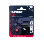 PATRIOT EP 128GB MicroSDXC atminties kortelė, Class 10, U3, V30, A1, skaitymas 100 MB/s, ra&scaron;ymas 80 MB/s