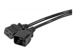 EXERTIS CONNECT maitinimo prailginimo kabelis C20 į C19, 2 m, juodas, 808002