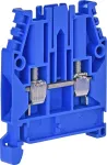 ETI ESC-CBC.4B neutralus gnybtų blokas, vieno lygio, 4 mm&sup2;, 12 kV, mėlynas 003903045