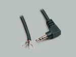 BKL Electronic 1101054 3,5 mm stereo jack ki&scaron;tukas, 3 kontaktų, litavimo jungtis, metalinis korpusas