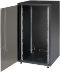 IT-BUDGET 19 inch serverio spintos SJB - 15U - 600x800 mm - stiklinės durelės - galinė sienelė - juoda (W-SJB6080-15S-161)