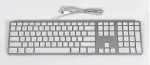 Matias laidinis USB-C klaviatūra, skirta Mac - sidabrinė - JAV versija (FK316CS)