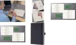SIGEL Conceptum 2027 A5 savaitinis planeris, juodas, 1 savaitė kairiajame puslapyje + pastabos de&scaron;iniajame, 148 x 213 mm, siūtinis įri&scaron;imas, elastinė juosta, ra&scaron;iklio kilpa, 2 skirtukai, perforuoti kampai C2714