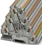 Phoenix Contact PT 2,5-PE/3L variklio gnybtų blokas, Push-in, 3 lygių, PE, 2,5 mm&sup2;, pilkas, 3210542