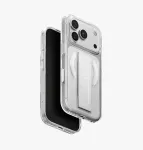 UNIQ Heldro Air Clear Magclick Charging dėklas iPhone 18 Pro / 17 Pro