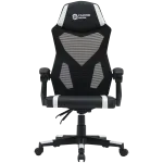 CANYON Flow MCH01 Mesh Black White kėdė žaidimams