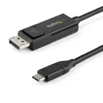 StarTech.com 2m USB-C į DisplayPort 1.2 laidas 4K 60Hz &ndash; dvipusis DP į USB-C arba USB-C į DP adapterio laidas &ndash; HBR2/HDR &ndash; USB Type C / Thunderbolt monitoriaus laidas