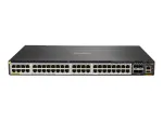 HPE Aruba 6300M jungiklis - L3 valdomas - 48 x 100/1000/2,5G/5G (PoE+) + 4 x 1/10/25/50 Gb SFP56 (auk&scaron;tupio/stekavimo)