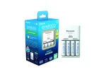 Baterijų įkroviklis PANASONIC Eneloop Basic BQ-CC51 + 4x AA 2000 mAh (K-KJ51MCD40E)