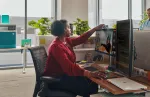 HP Poly Blackwire 3320 Stereo USB-C ausinės su USB-C/A adapteriu