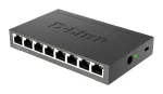 D-Link DGS-108 nevaldomas L2 Gigabit Ethernet (10/100/1000) juodas