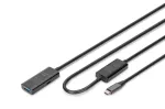 DIGITUS aktyvus USB-C ilginimo kabelis - 5G USB 3.2 Gen1 USB-C - USB-A (M/F) - 10m