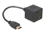 HDMI adapteris DeLOCK 65056 0,2 m vyri&scaron;kas į 2x moteri&scaron;kas