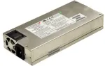Supermicro PWS-601-1H - Maitinimo blokas (vidinis) - 80 PLUS Gold - AC 100-240 V - 600 W - PFC - 1U - skirtas SC512 F-600B, SC811 L-600B, TQ-600B, SuperServer 6016T-MTHF