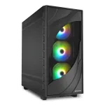 Sharkoon REBEL C80M RGB Midi Tower Juodas