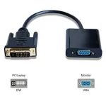 Microconnect DVIDVGA vaizdo adapteris DVI-D &ndash; VGA, Lontium LT8511, juodas