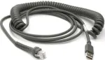 Datalogic USB kabelis, Type-A, spiralinis, 3,6 m (CAB-467)