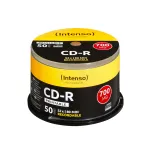 CD-R Intenso 1801125 700 MB 52x Įra&scaron;omas Tu&scaron;čias Diskas, Spausdinamas, 50 vnt. Verpstėje