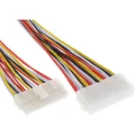 InLine ATX maitinimo laido ilginimas 24pin lizdas / 20+4pin ki&scaron;tukas 26629A